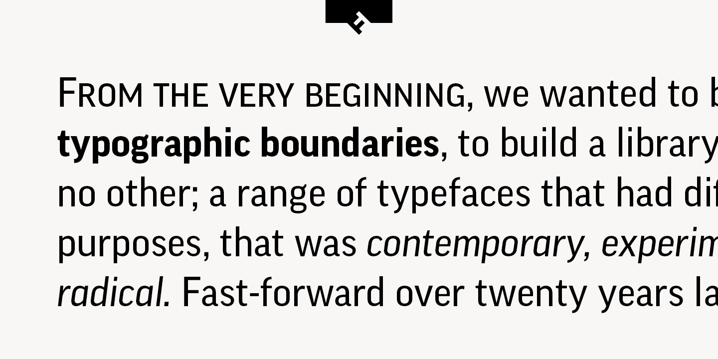Пример шрифта FF Good Pro Compressed Bold Italic